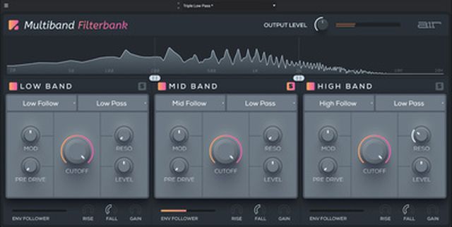 AIR Music Technology Multiband Filterbank