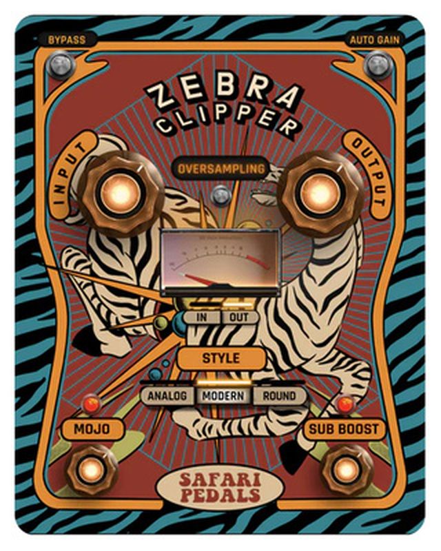 Safari Pedals Zebra Clipper