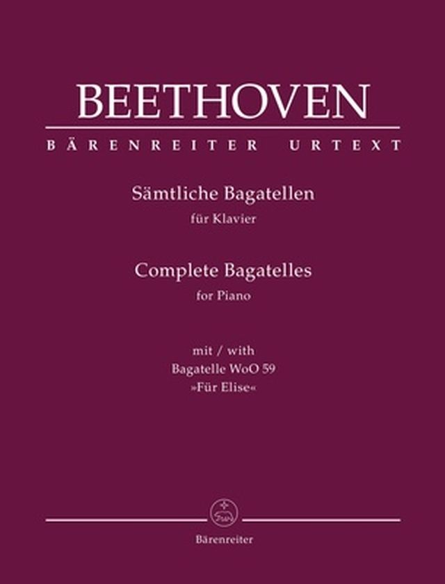 Bärenreiter Beethoven Sämtliche Bagatellen