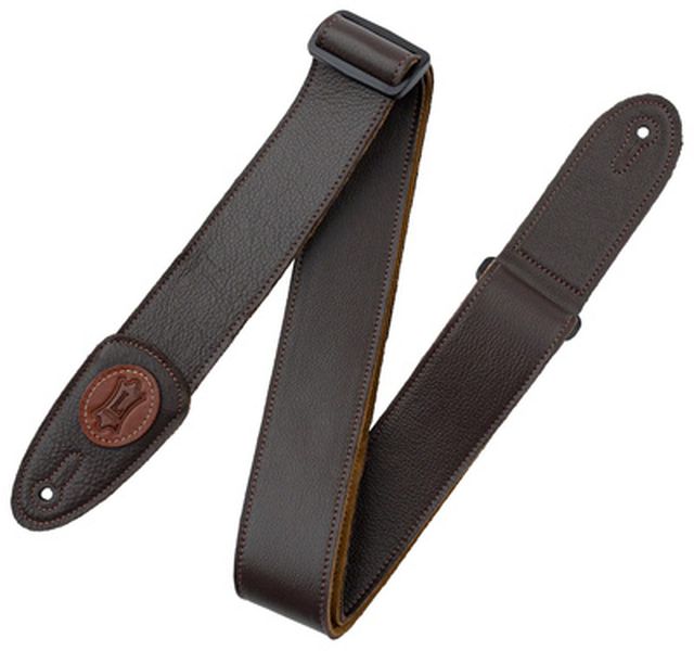 Levys Tri Glide 2" Leather Strap DBR