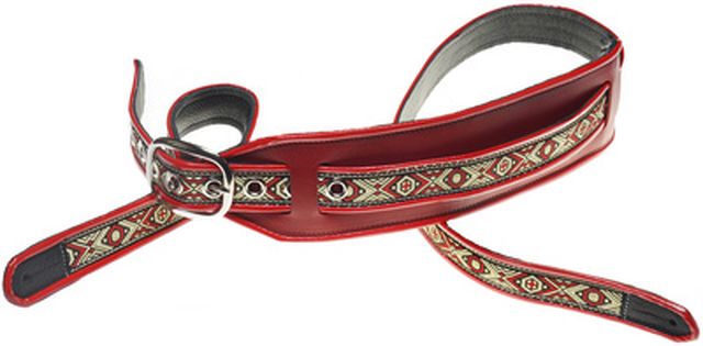 Jodi Head Guitar Straps Thunderbird Red / Black