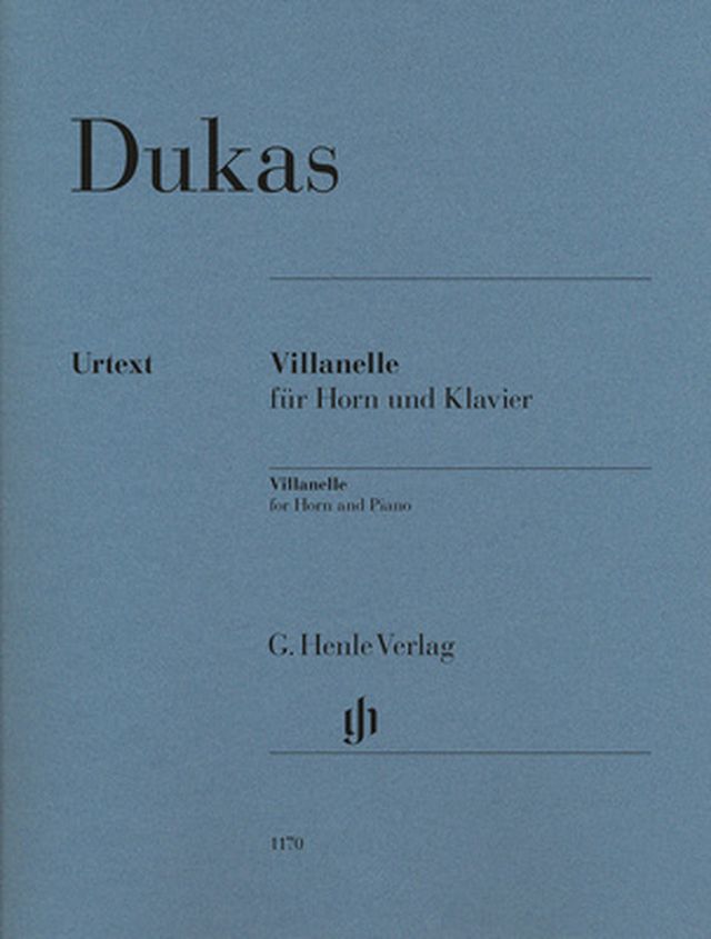 Henle Verlag Dukas Villanelle Horn