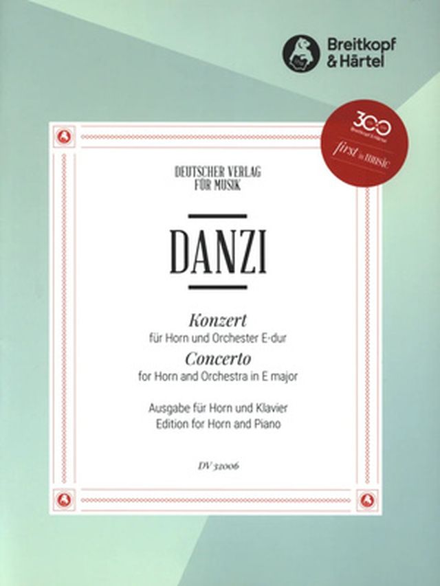 Breitkopf & Härtel Danzi Hornkonzert E-Dur