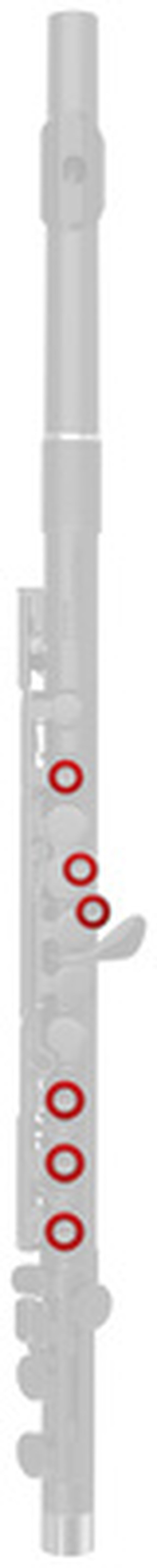 Nuvo Band Plugs for Flute Red
