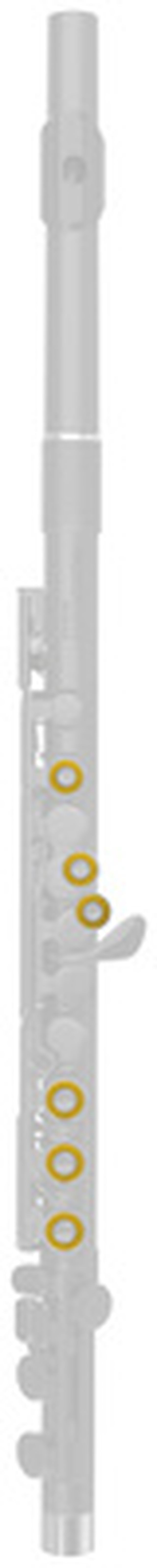 Nuvo Band Plugs for Flute Yellow