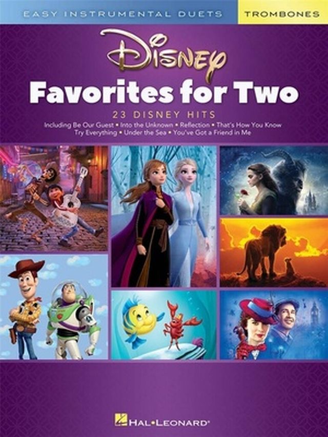 Hal Leonard Disney Favorites Two Trombone