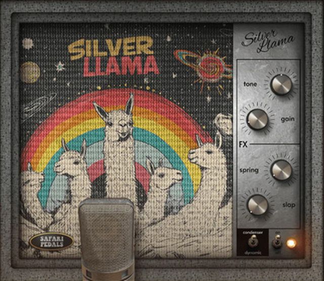 Safari Pedals Silver Llama