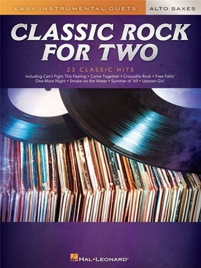 Hal Leonard Classic Rock Two Alto Saxes