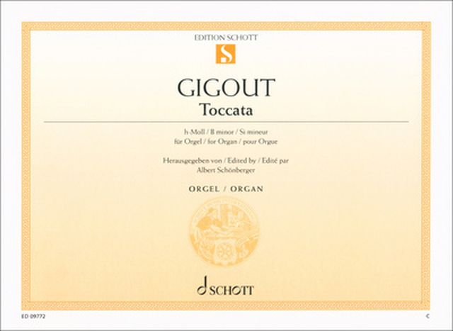 Schott Gigout Toccata h-Moll