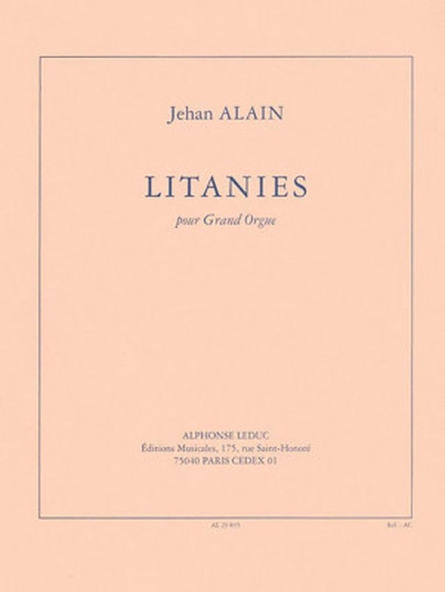 Alphonse Leduc Alain Litanies