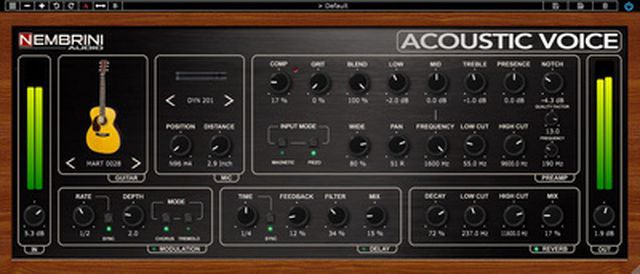 Nembrini Audio Acoustic Voice Guitar Preamp