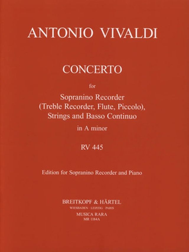 Breitkopf & Härtel Vivaldi Concerto a-moll RV 445