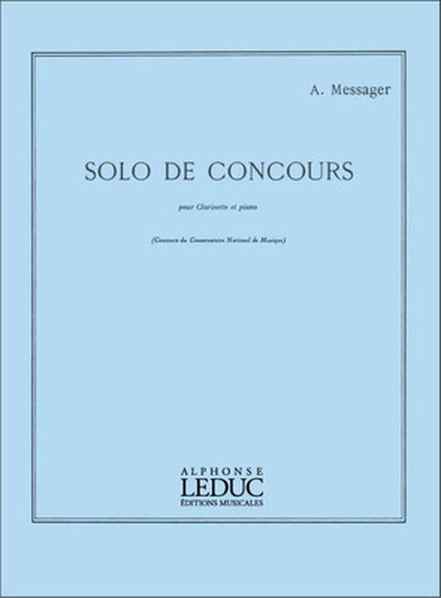 Alphonse Leduc Messager Solo de Concours