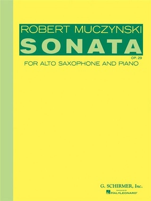 G. Schirmer Muczynski Sonata op. 29