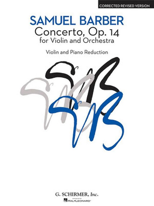 G. Schirmer Barber Concerto op. 14
