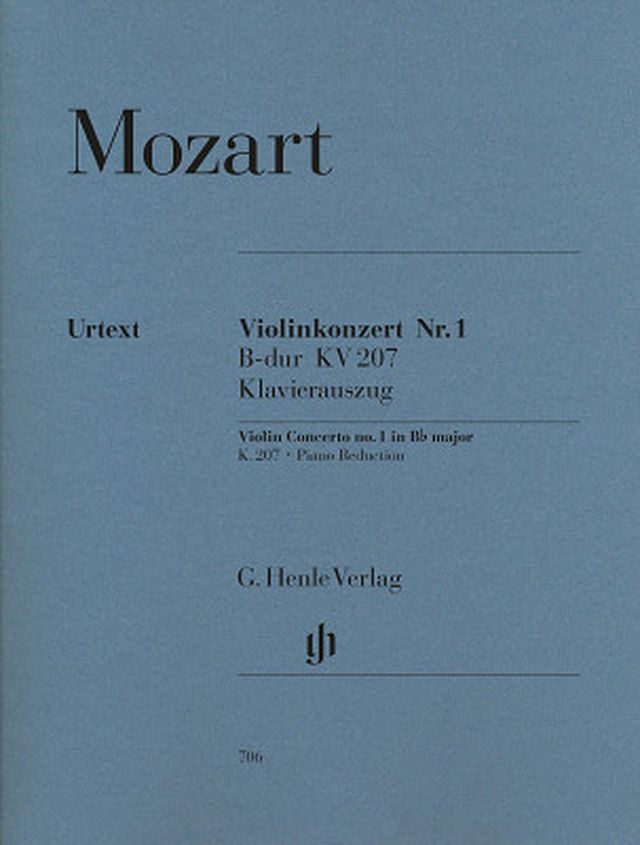 Henle Verlag Mozart Violinkonzert Nr. 1