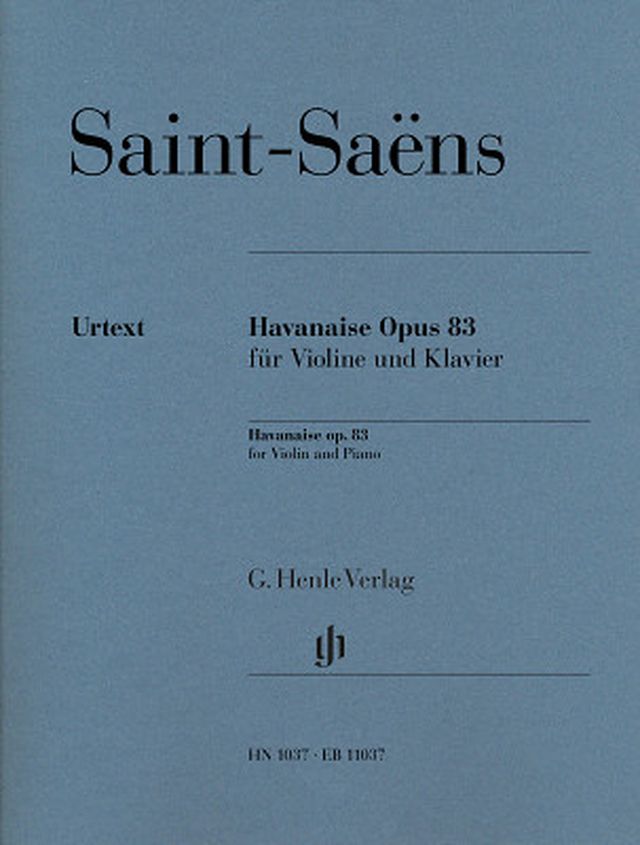 Henle Verlag Saint-Saëns Havanaise op. 83