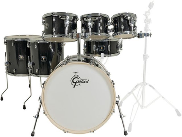 Gretsch Drums Energy Black Sparkle 7pcs Set
