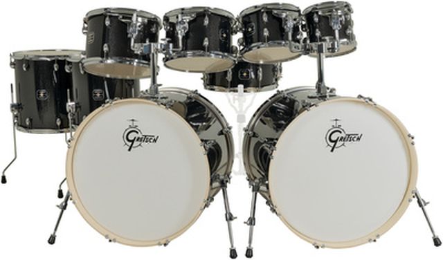 Gretsch Drums Energy Black Sparkle 9pcs Set