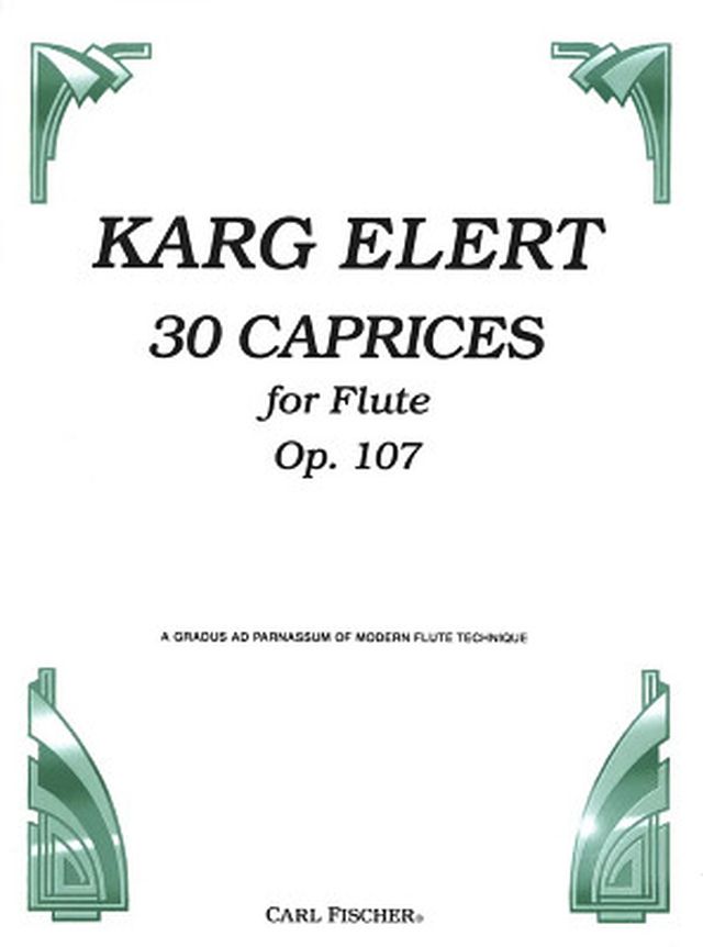 Carl Fischer Karg-Elert 30 Caprices op. 107