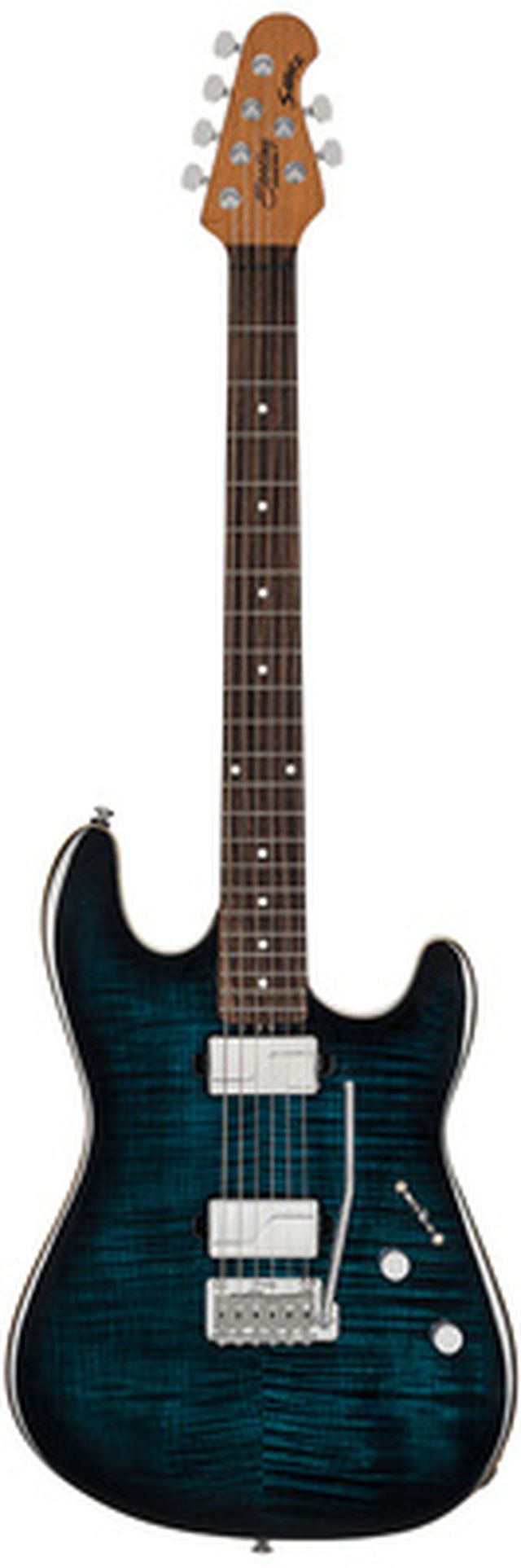 Sterling by Music Man Sabre Deep Blue Burst