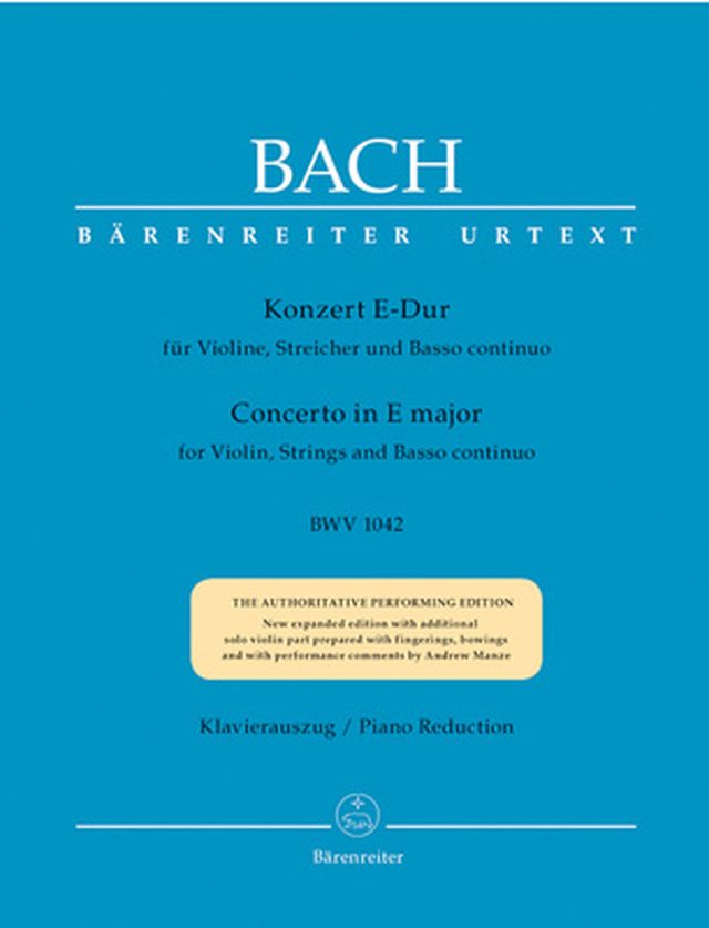 Bärenreiter Bach Violinkonzert E-Dur