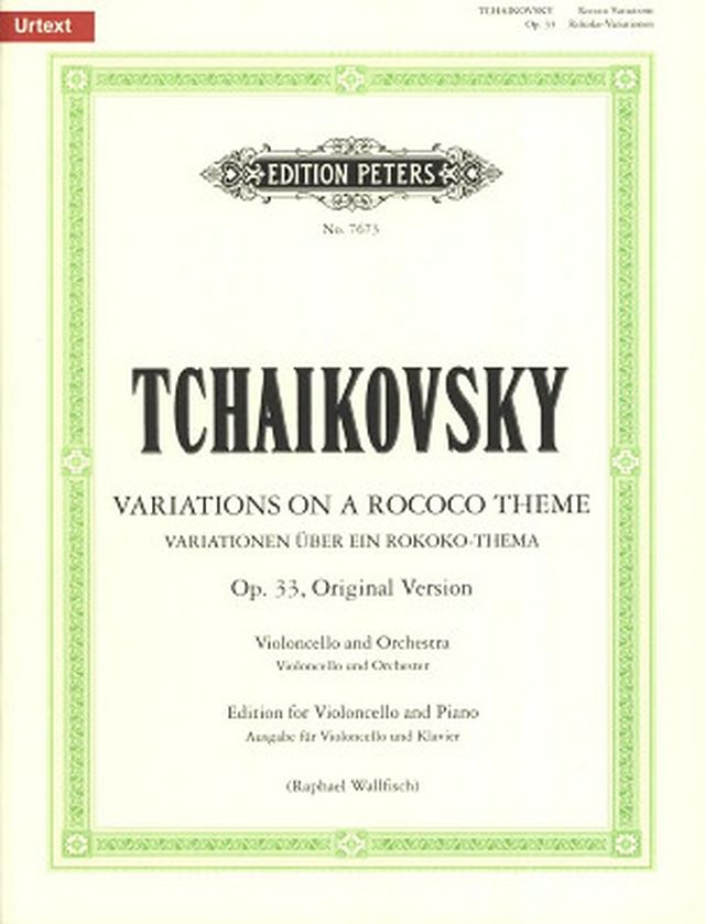 Edition Peters Tschaikowsky Variationen