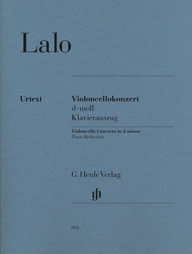 Henle Verlag Lalo Violoncellokonzert d-moll
