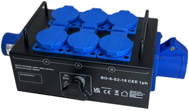 Botex Power box BO-6-S2-16 CEE 1ph