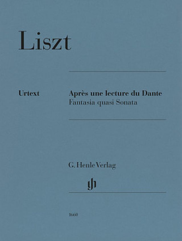 Henle Verlag Liszt Après une Lecture
