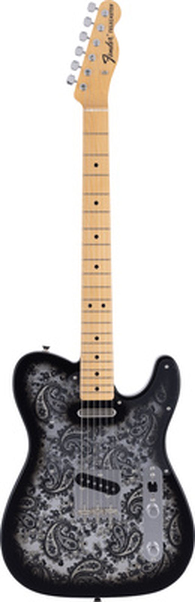 Fender MIJ Tele MN Black Paisley