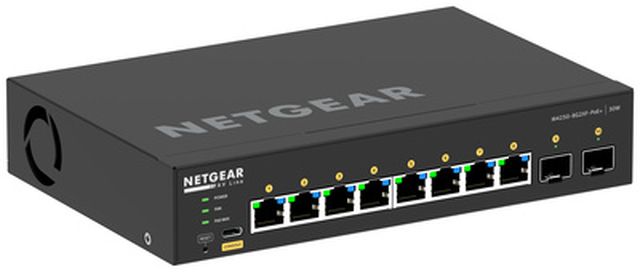 Netgear AV M4250 10-Port 8G2XF PoE+