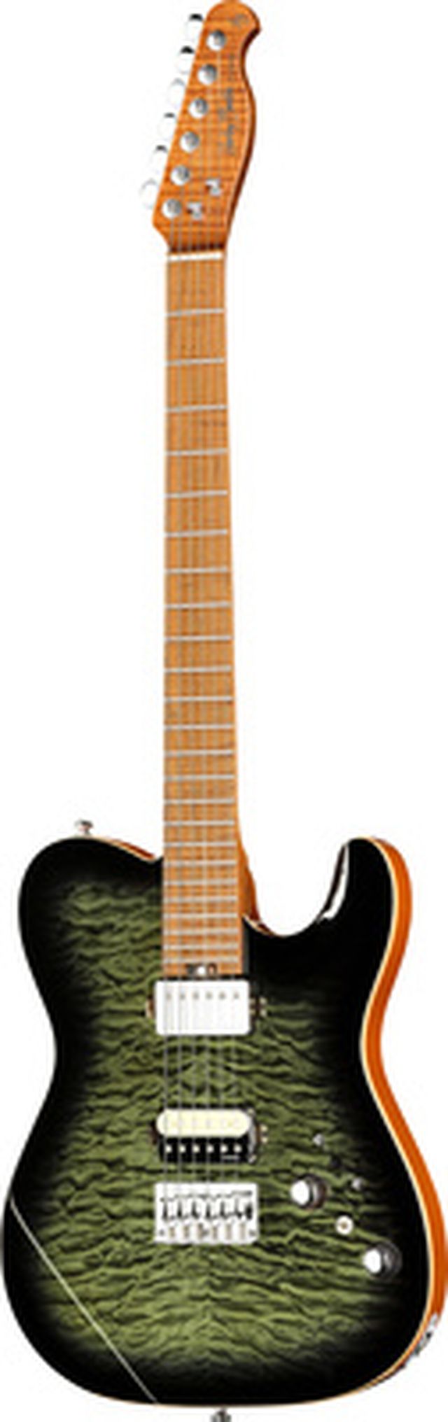 Harley Benton Fusion-T II HH MN HT QBKB
