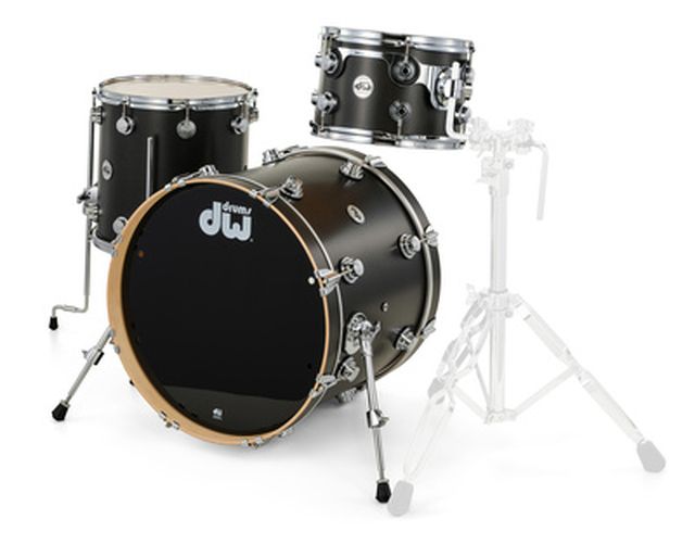 DW 20" Satin Oil Ebony 3pcs Set