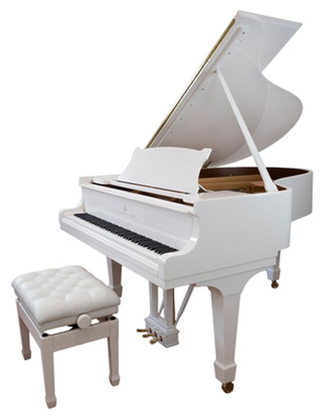 Steinway & Sons M-170 White