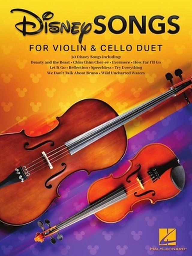 Hal Leonard Disney Songs Violin and Cello