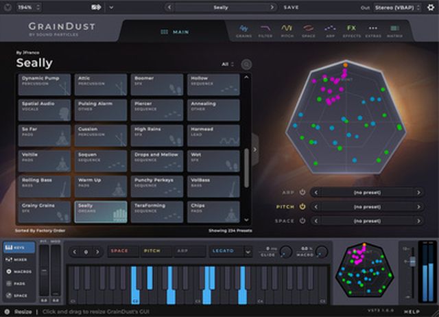 Sound Particles GrainDust