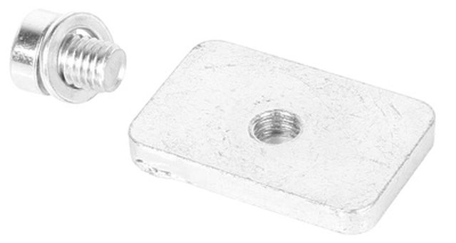 Iridium Montageplatte für Half Coupler