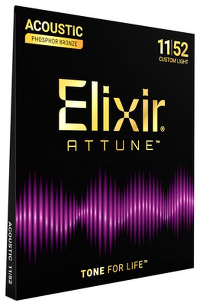 Elixir Attune 21027 Phosphor Bronze