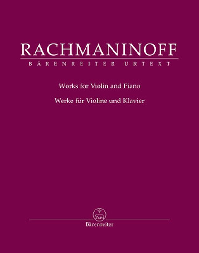 Bärenreiter Rachmaninow Werke für Violine