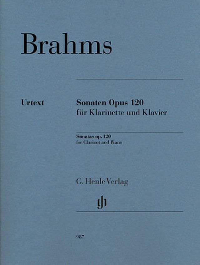 Henle Verlag Brahms Klarinettensonaten