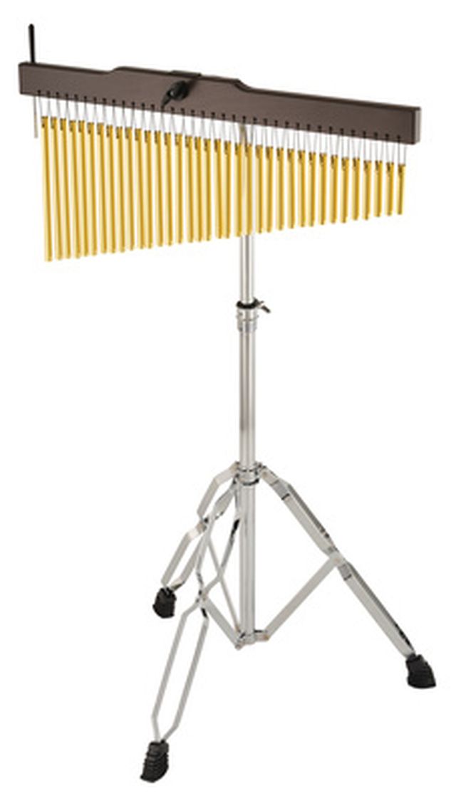 Millenium Solid Bar Chimes Brass/w Stand