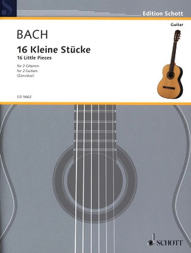 Schott Bach 16 Kleine Stücke