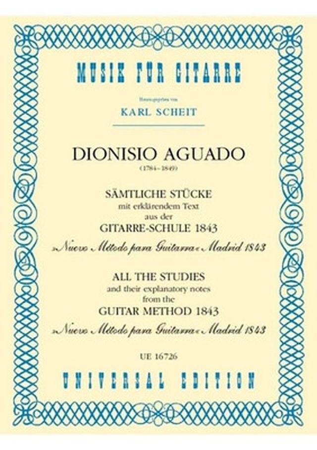 Universal Edition Aguado Sämtliche Stücke