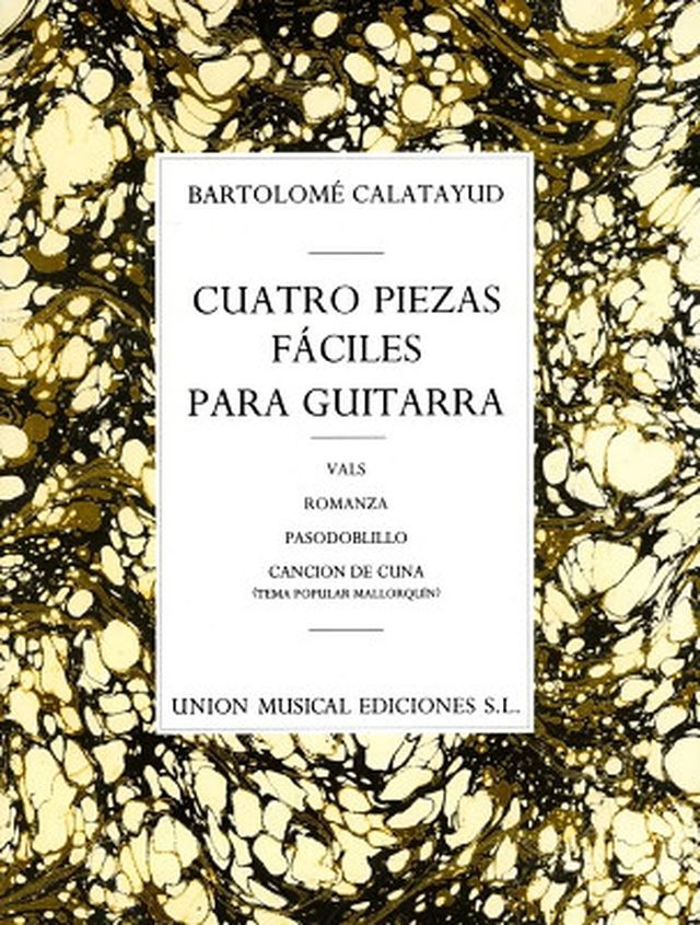 Union Musical Ediciones Calatayud Cuatro Piezas