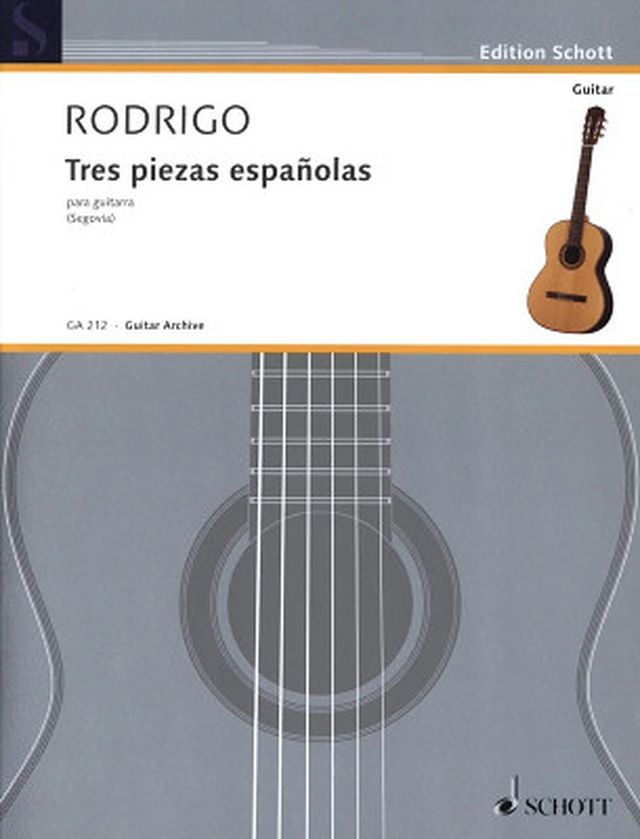 Schott Rodrigo Tres Piezas Espanolas