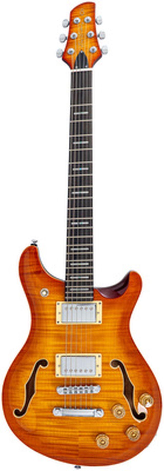 Larry Carlton Q7 Hollow Amber Burst