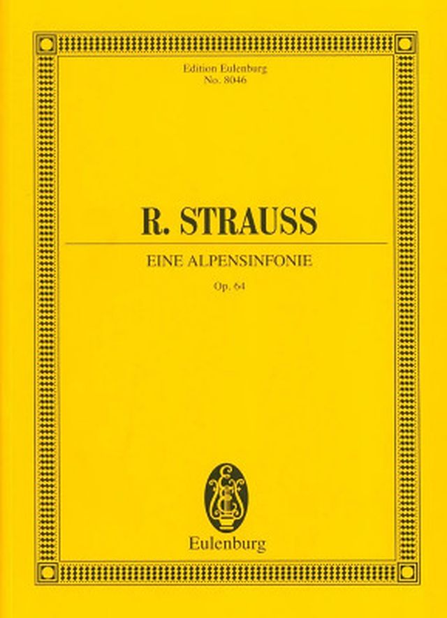 Edition Eulenburg Strauss Eine Alpensinfonie