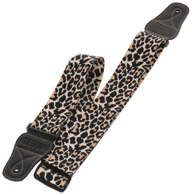 Gewa Guitar Strap Animal Ed Leopard