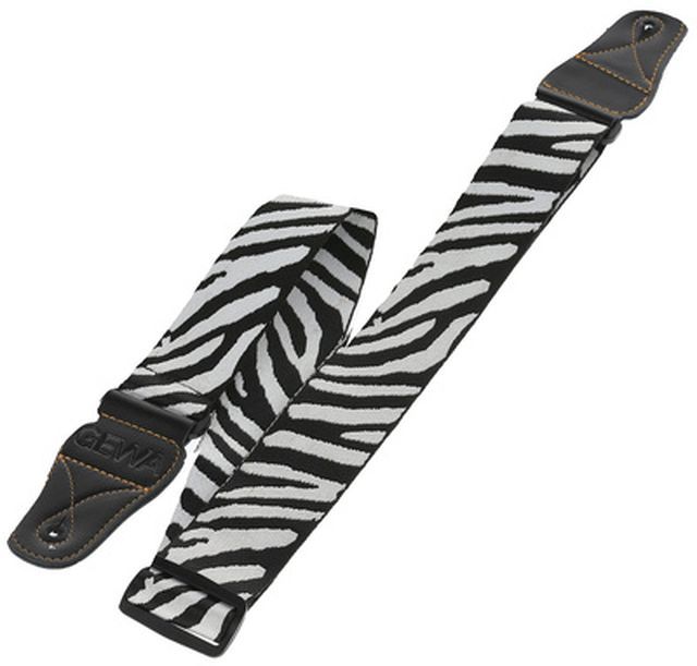 Gewa Guitar Strap Animal Ed Zebra